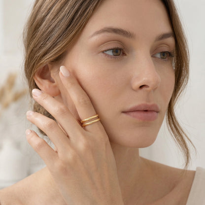 Dual Line Ring