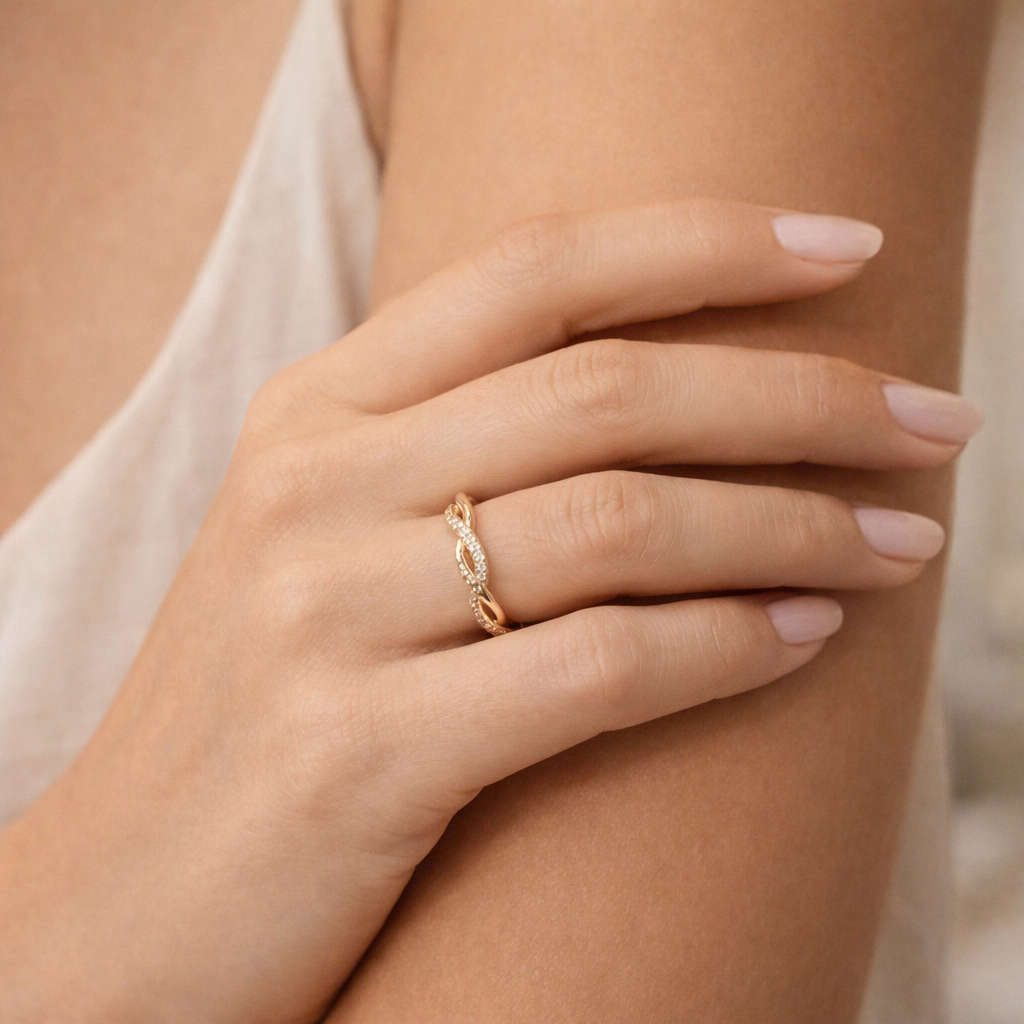 Infinity Twist Ring